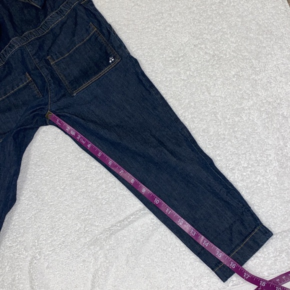 Bonpoint Girls Destiny Jumpsuit Romper Long Sleeve Denim look size 4 - Picture 6 of 12